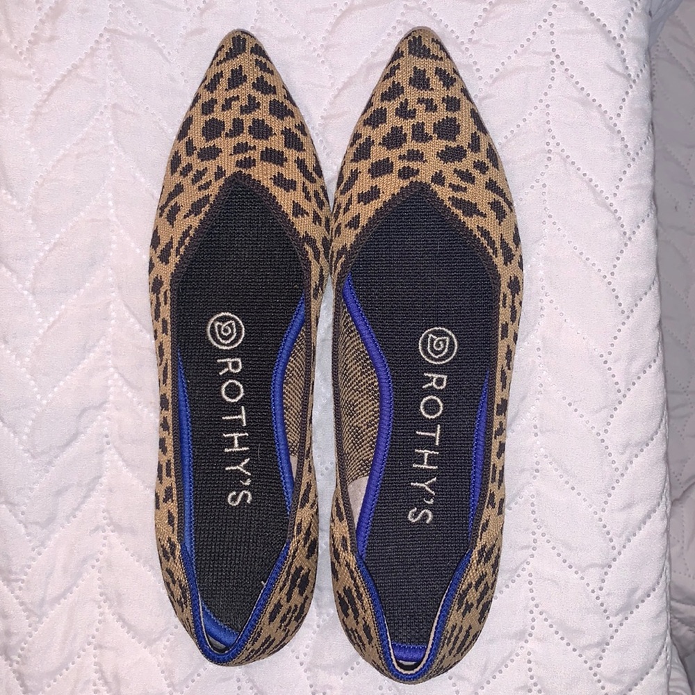 Rothy’s Leopard Print Point Size 5.5